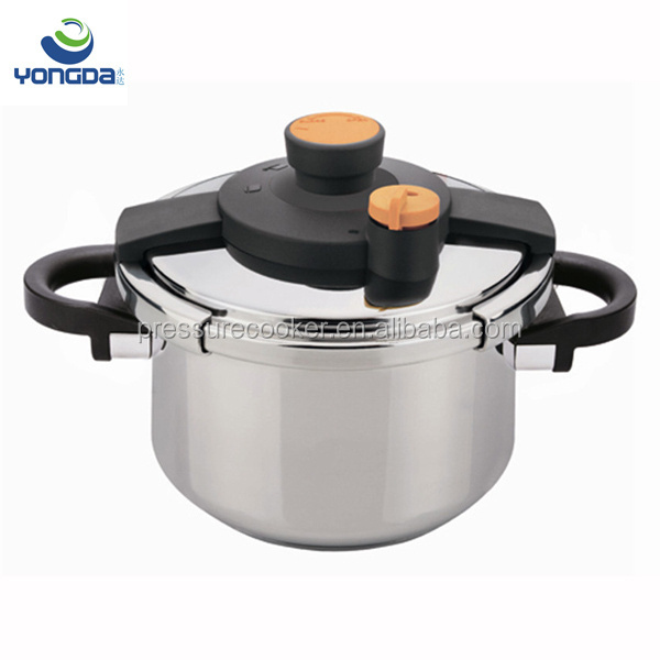 High Safety Guarantee Colorful Spare Parts 18/8 Stainless Steel Gas French Pressure Cooker