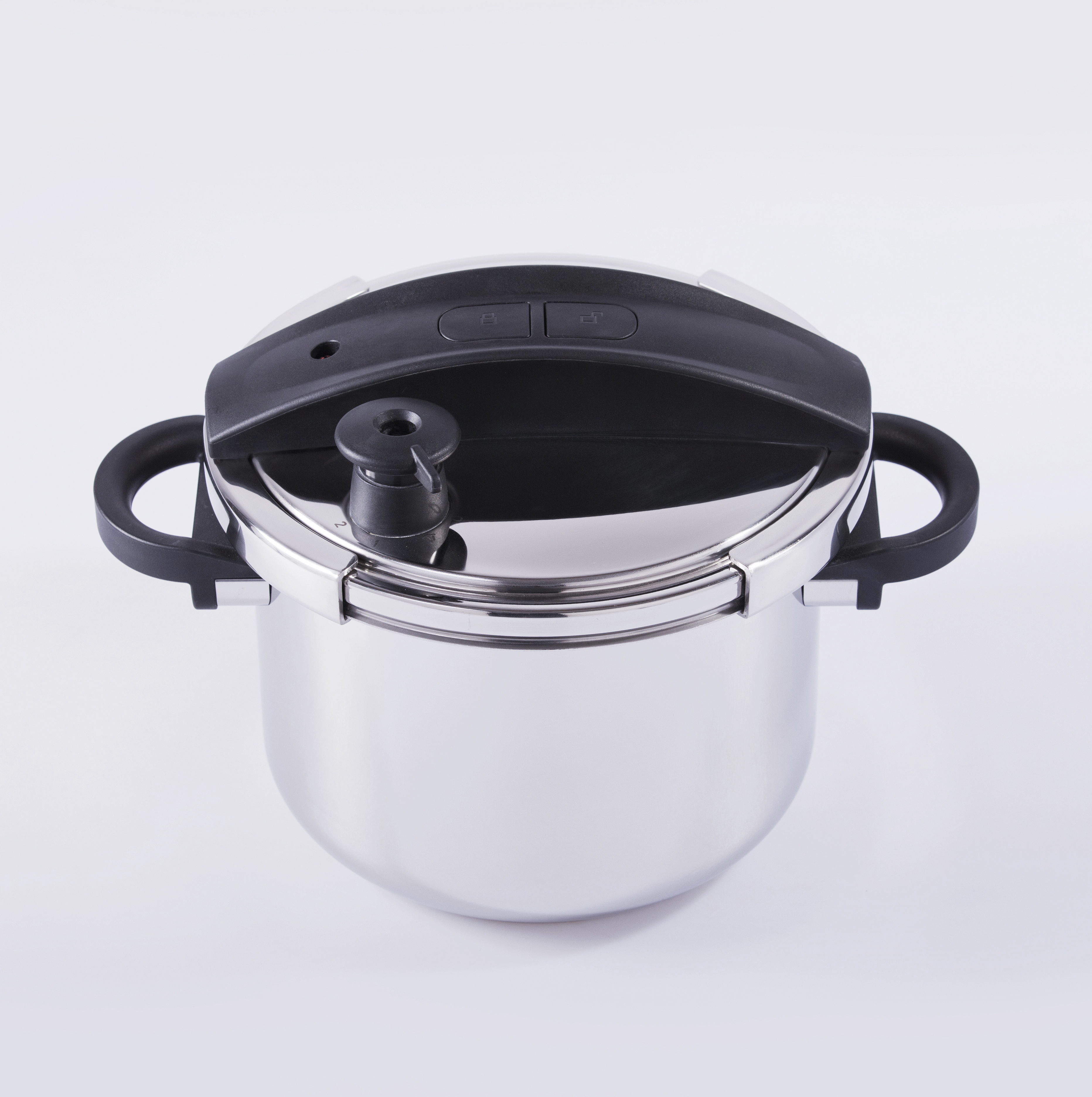 High Quality Convenient Push-button Type Functional Stainless Steel Pressure Cooker Set