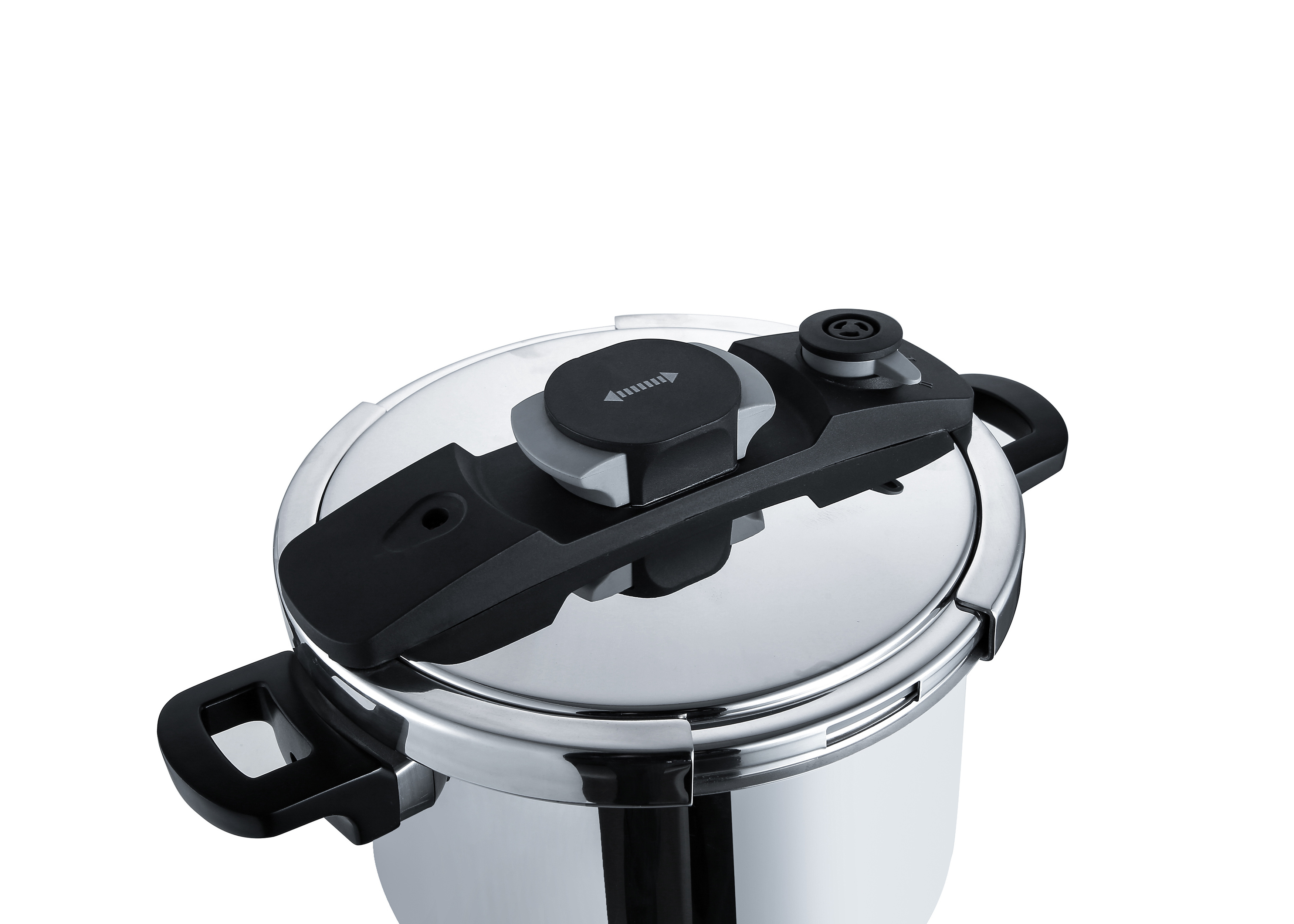 Self-lock Valve and Automatic Close Function Stainless Steel Pressure Cooker