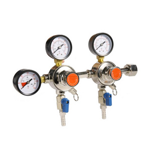 China Hot Sales Beer Kegerator Two Stage CO2 Beer Regulator