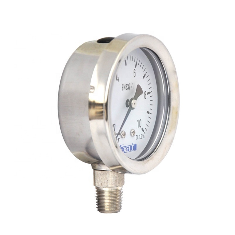 All stainless steel ammonia pressure gauge for NH3