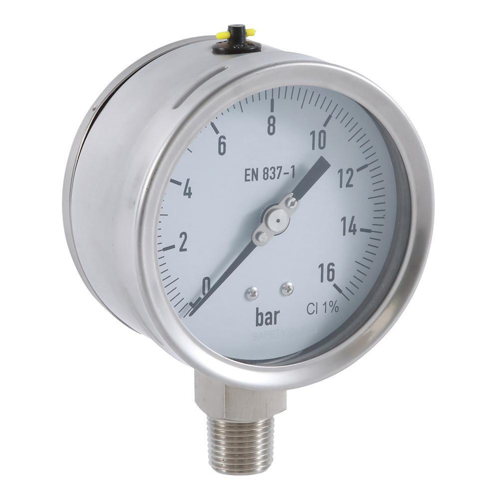 All stainless steel ammonia pressure gauge NH3 manometer