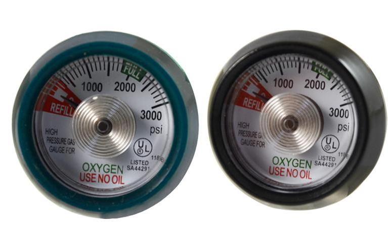 High quality 1.25 inch 35 mm lpg gas pressure gauge for propane tanks