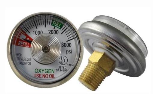 High quality 1.25 inch 35 mm lpg gas pressure gauge for propane tanks