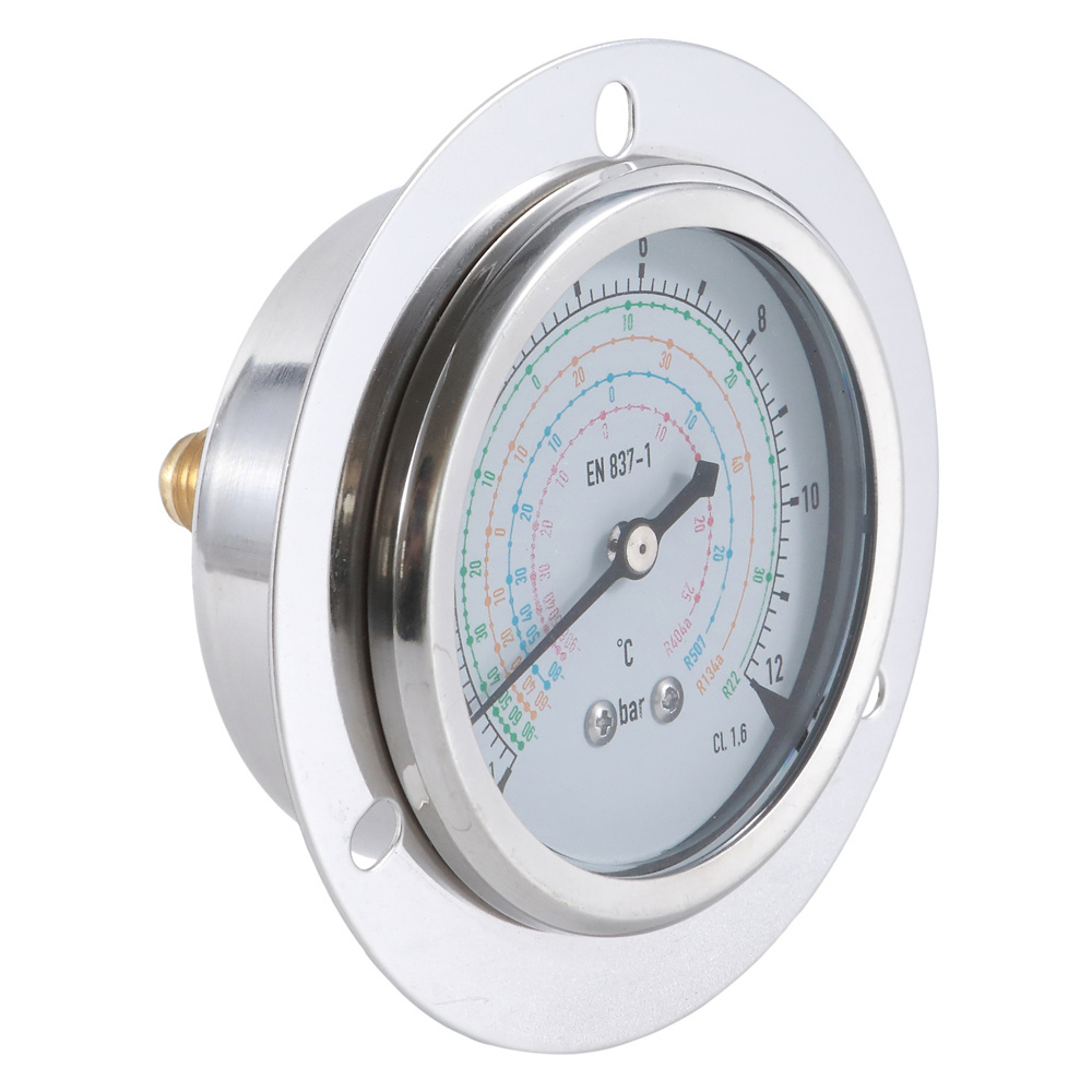 All stainless steel ammonia pressure gauge NH3 manometer