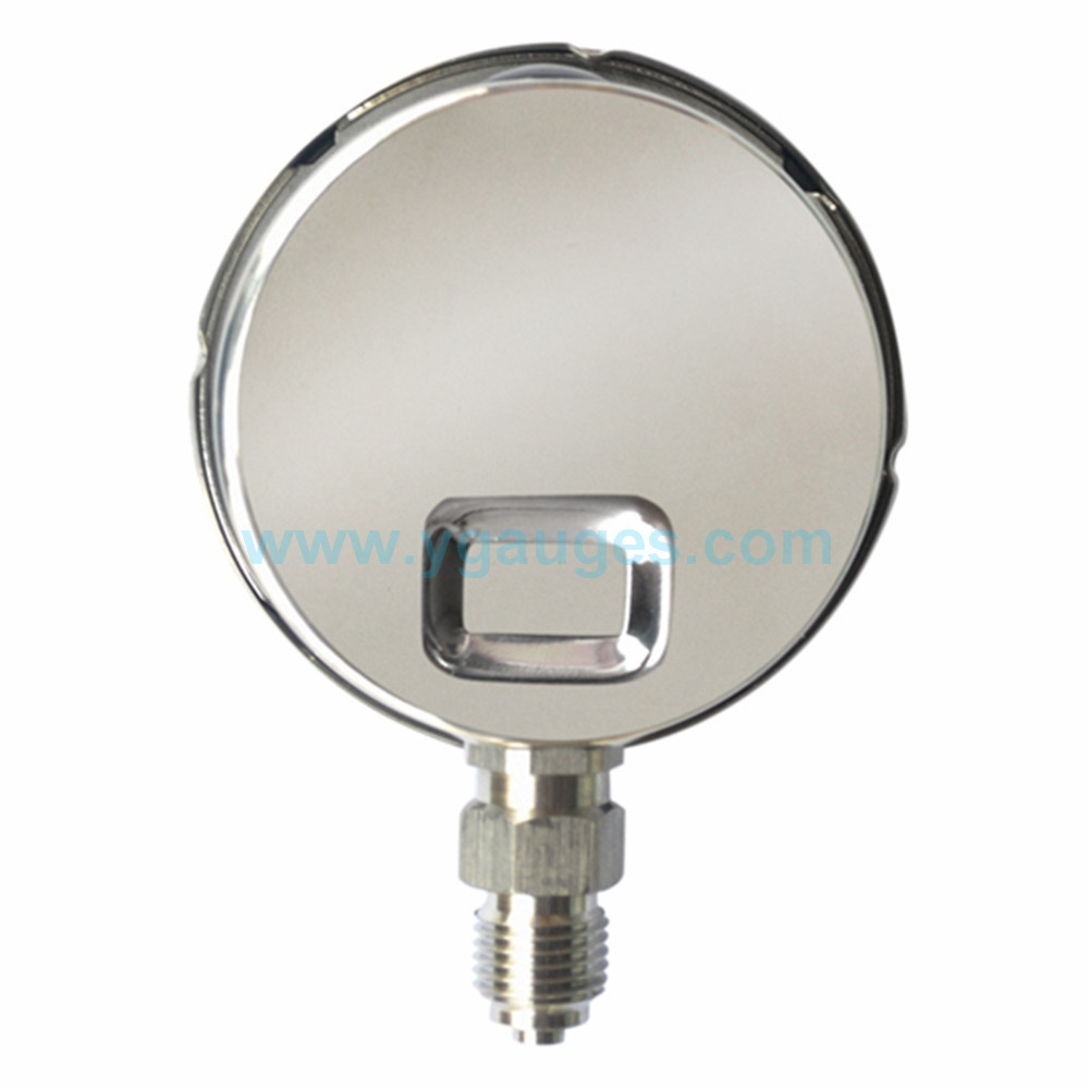 All stainless steel ammonia pressure gauge for NH3