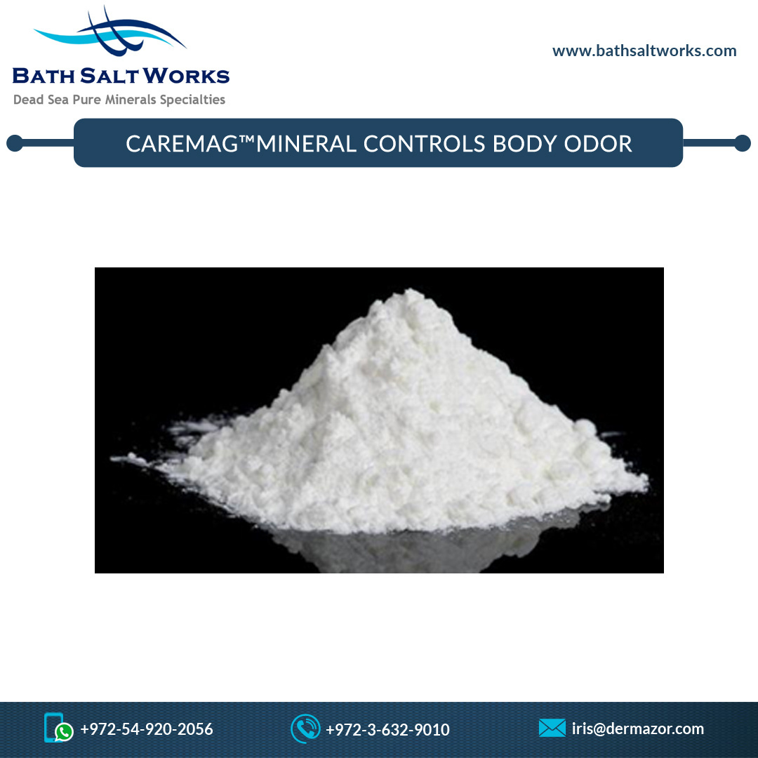 100% Natural Antiperspirant CareMag Body Odor Mineral Controls Powder at Competitive Price