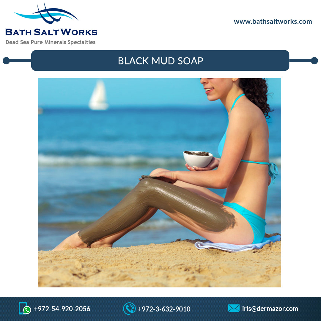 Wholesale Selling Highest Quality 100% Natural and Pure Dead Sea Black Mud Soap for Bulk Purchasers