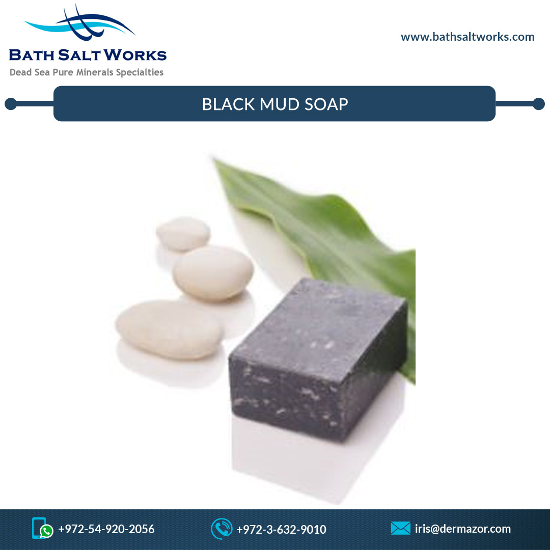 Wholesale Selling Highest Quality 100% Natural and Pure Dead Sea Black Mud Soap for Bulk Purchasers