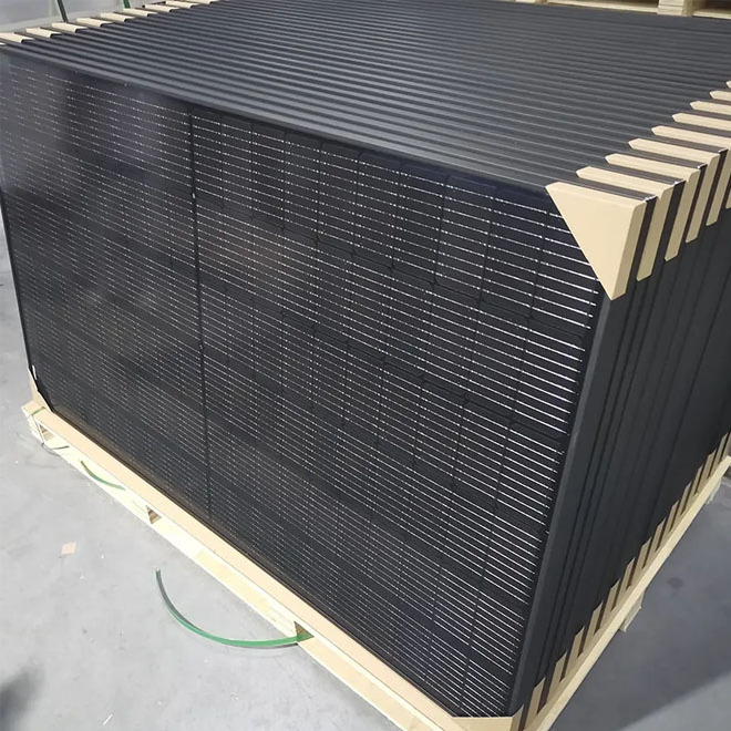 Jinko LONGi JA All Black Solar Panels mono 425W 380W 400W 405W 410W 415W 420W 430w Half Cell PV full black solar Panel 400 watt