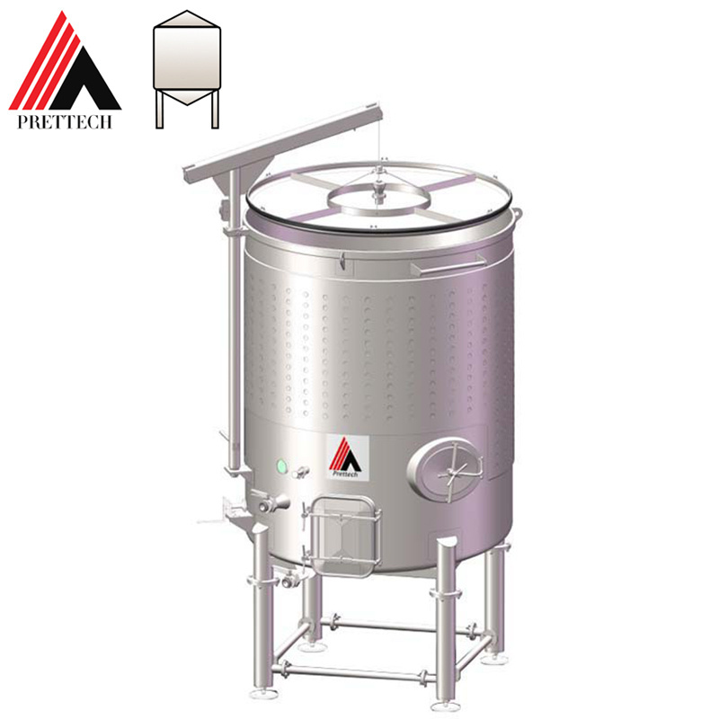 Heavy-duty small glycol cooling machine for wine fermentation wine tanks with floating tops