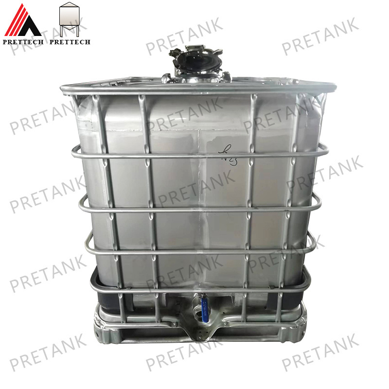 Chemical Containers Manufacturer Prettech stainless steel ibc tank 1000 liters