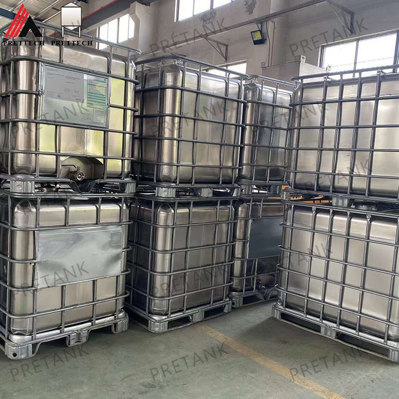 Stainless Steel 1000l Plastic IBC Tote Tank Food Grade water tank ibc