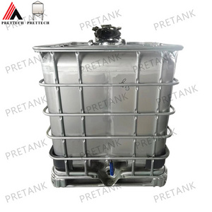 Stainless Steel 1000l Plastic IBC Tote Tank Food Grade water tank ibc