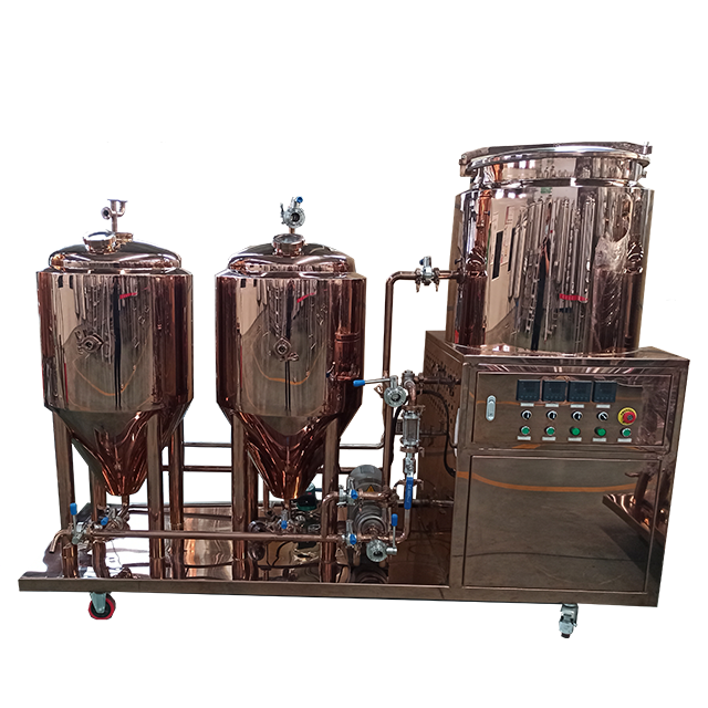 100L Micro Brewery Copper Beer Making Machine For Brewery Lager