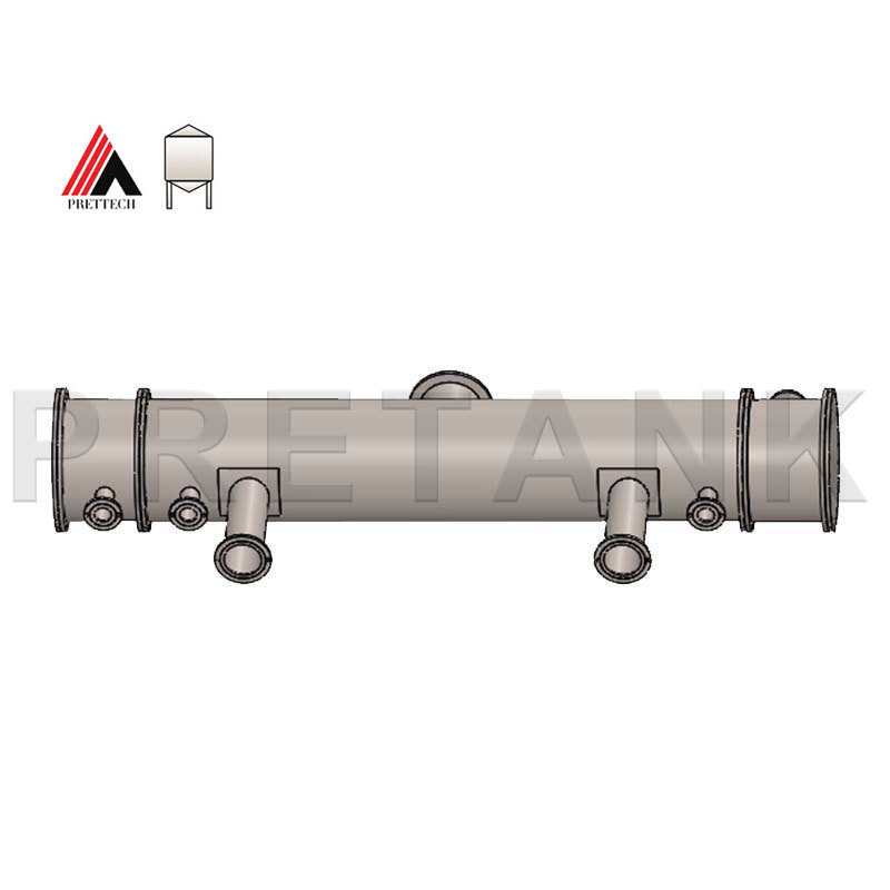 High Quality Carbon Steel Shell And Tube Heat Exchanger For Compressor Lubricating Cooling