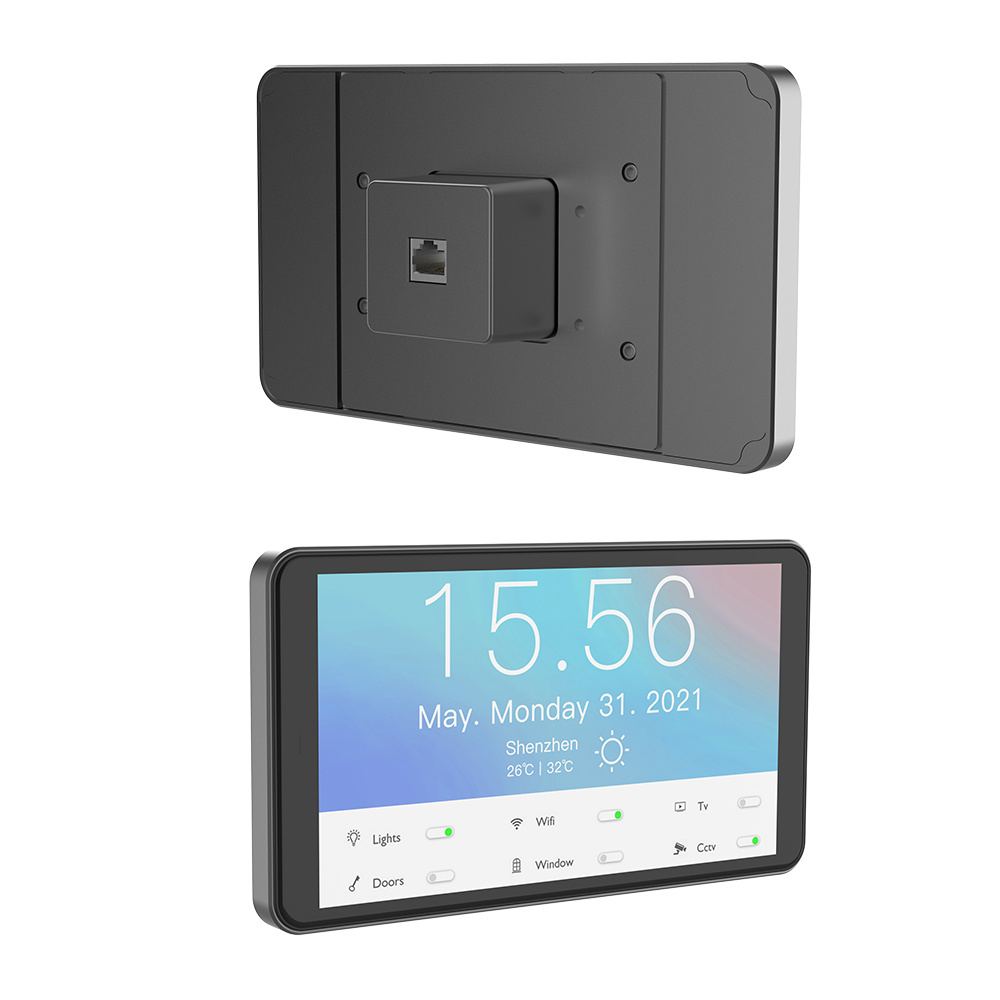 customize poe power android tablet smart home tablet 5.5inch 7inch 8inch tablet wall mount