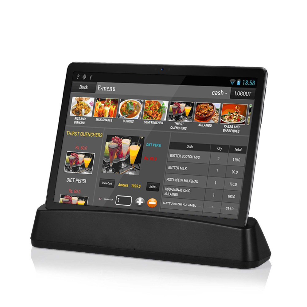 Smart POS terminals ODM customization Tablet RAM 4GB Smart retail cash register PC Tablet 10 inch payment Tablet Android NFC