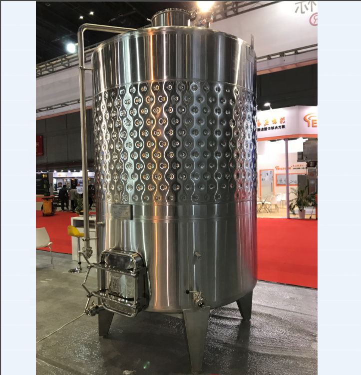 1000l 2000l 5000l 10000L  Stainless steel conical jacketed fermenter for winery brewery distillery