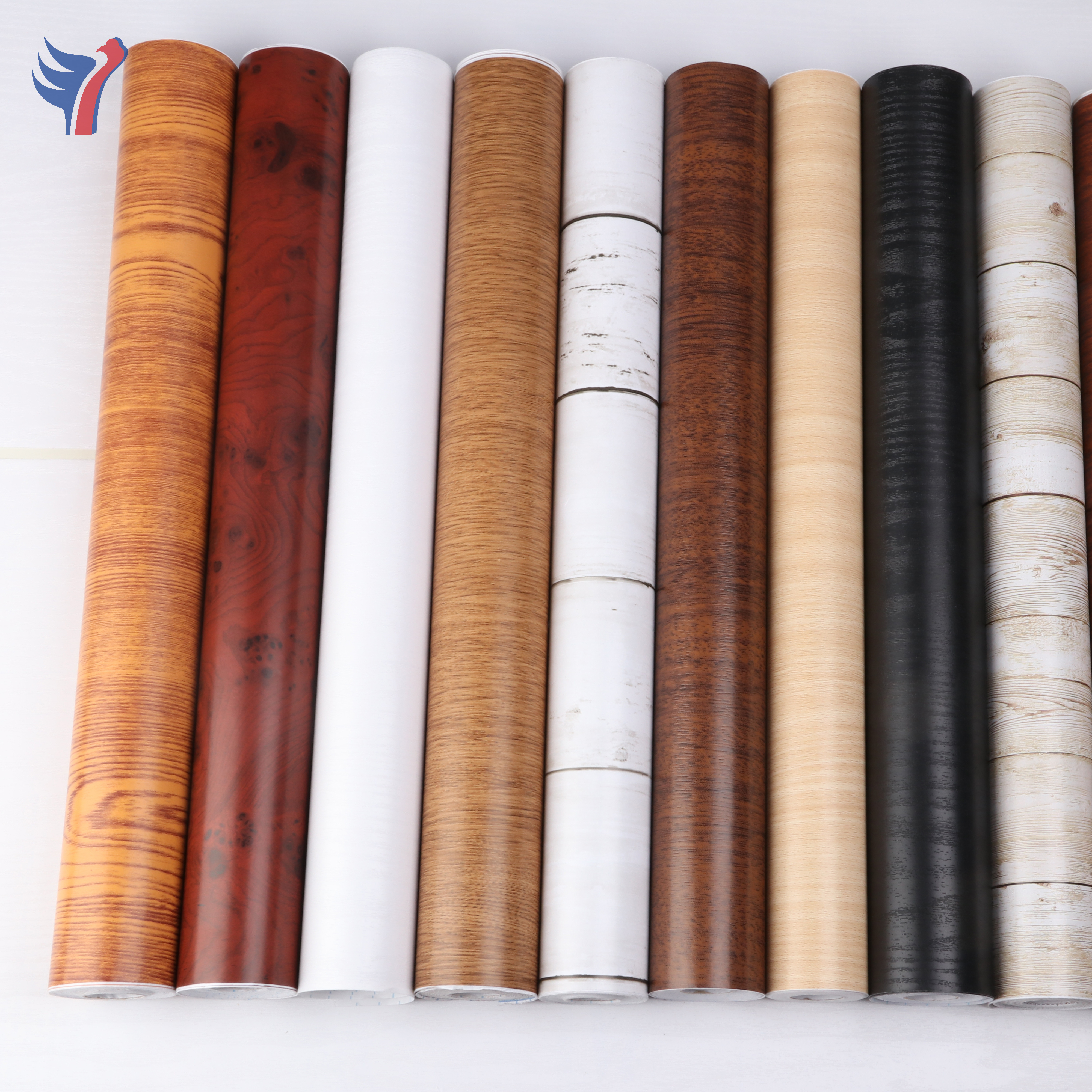 Jinyi W1901Funiture Wood Grain Contact Paper Refurbish Vinyl Film Sticker Wall Decoration Adhesive Wallpaper