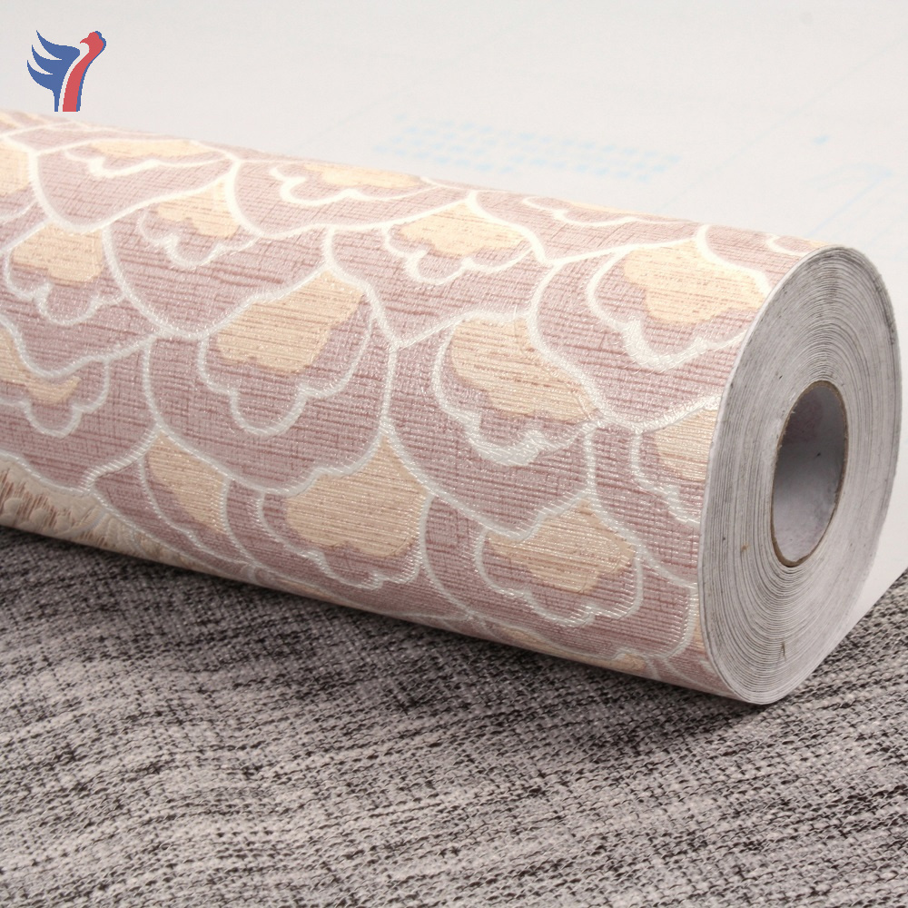 China Factory Easy to Apply Peel and Stick Wall Coating Covering Vinyl Paper Wallpaper