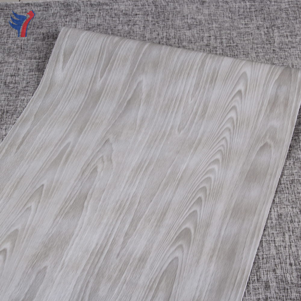 Jinyi W2904 Grey Gray Wood Vinyl Peel and Stick Funiture Selfadhesive Wall Paper Sticker Roll Wallpaper