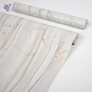 Vivid Marble Grain Pattern Self Adhesive Peel and Stick Vinyl Sticker Wallpaper