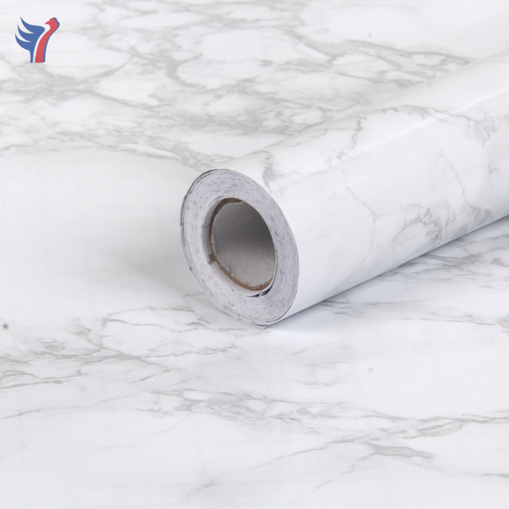 Jinyi Factory Supply Cheap Brands Wallpaper of Marbles Peel and Stick Self-adhesive Film Wall Paper Rolls