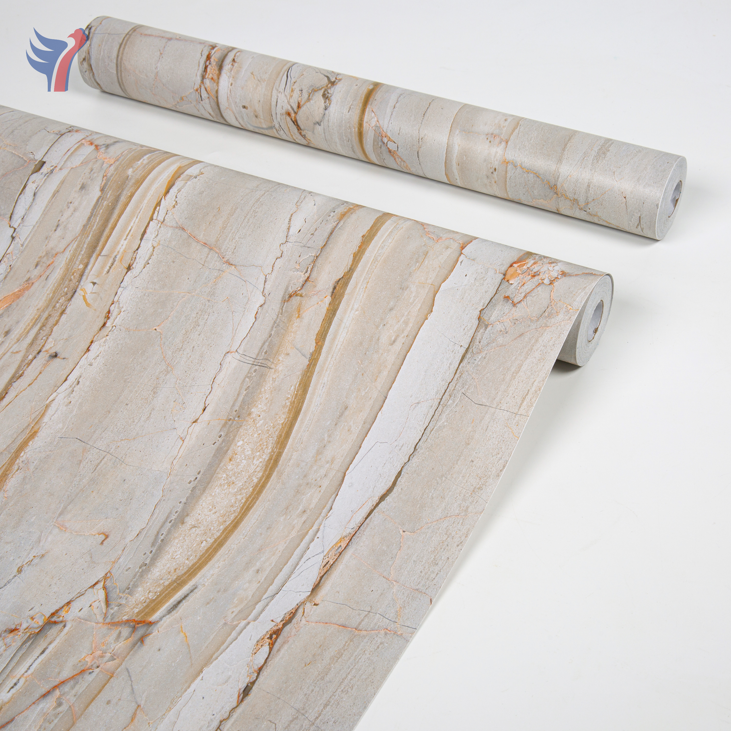 Vivid Marble Grain Pattern Self Adhesive Peel and Stick Vinyl Sticker Wallpaper