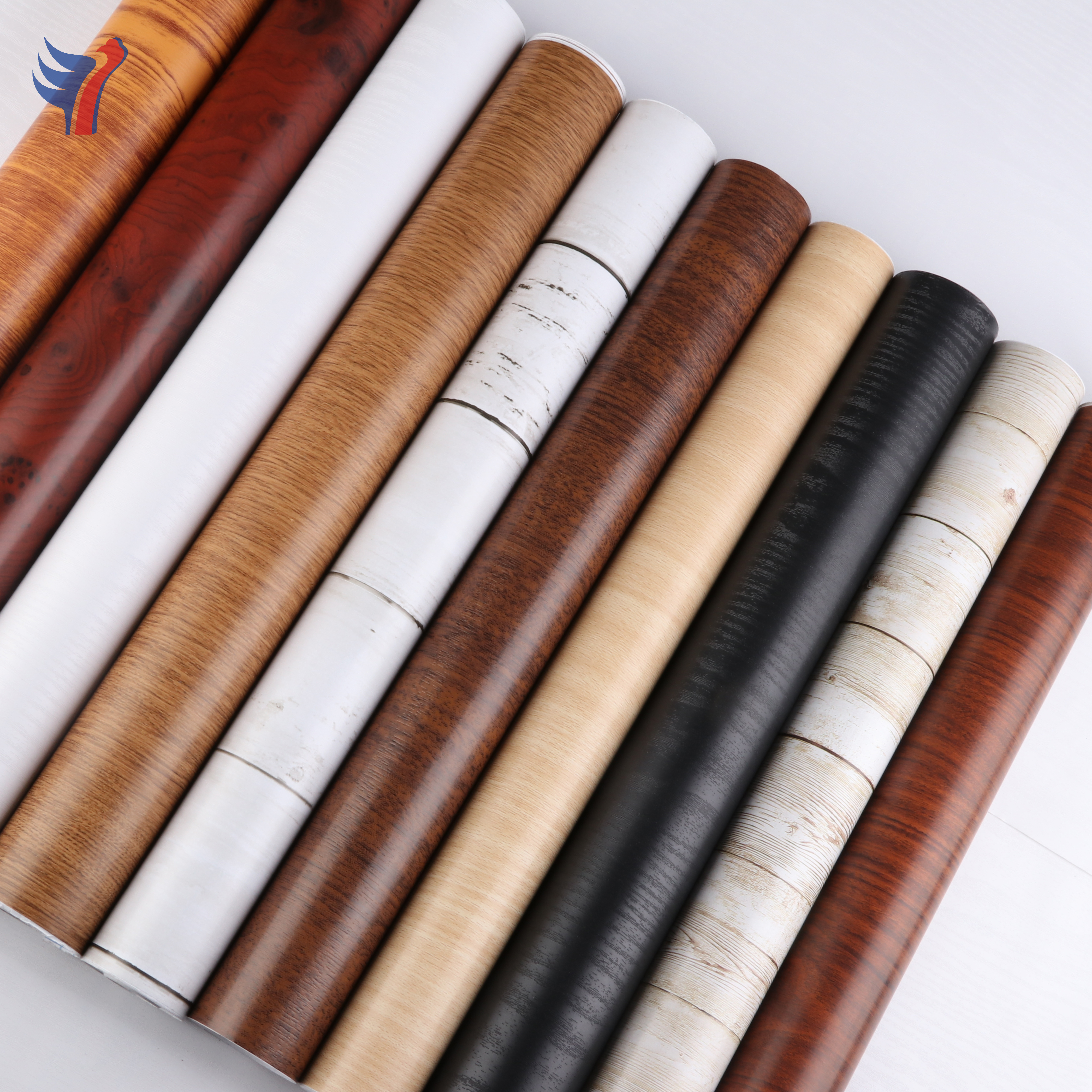 Jinyi W1901Funiture Wood Grain Contact Paper Refurbish Vinyl Film Sticker Wall Decoration Adhesive Wallpaper