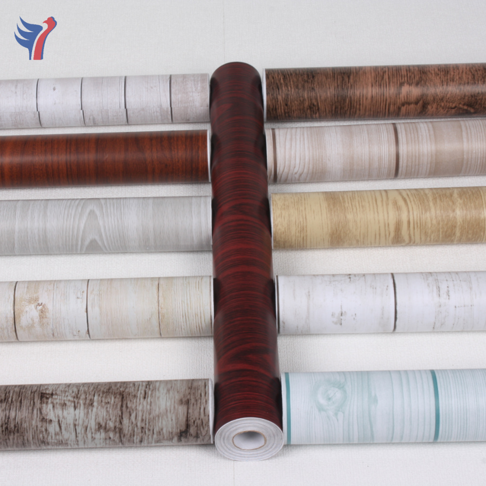 Jinyi W2304 Household Decor Decorative Vinyl Panels Wood Sticker Self Adhesive Wall Paper Rolls Wallpaper