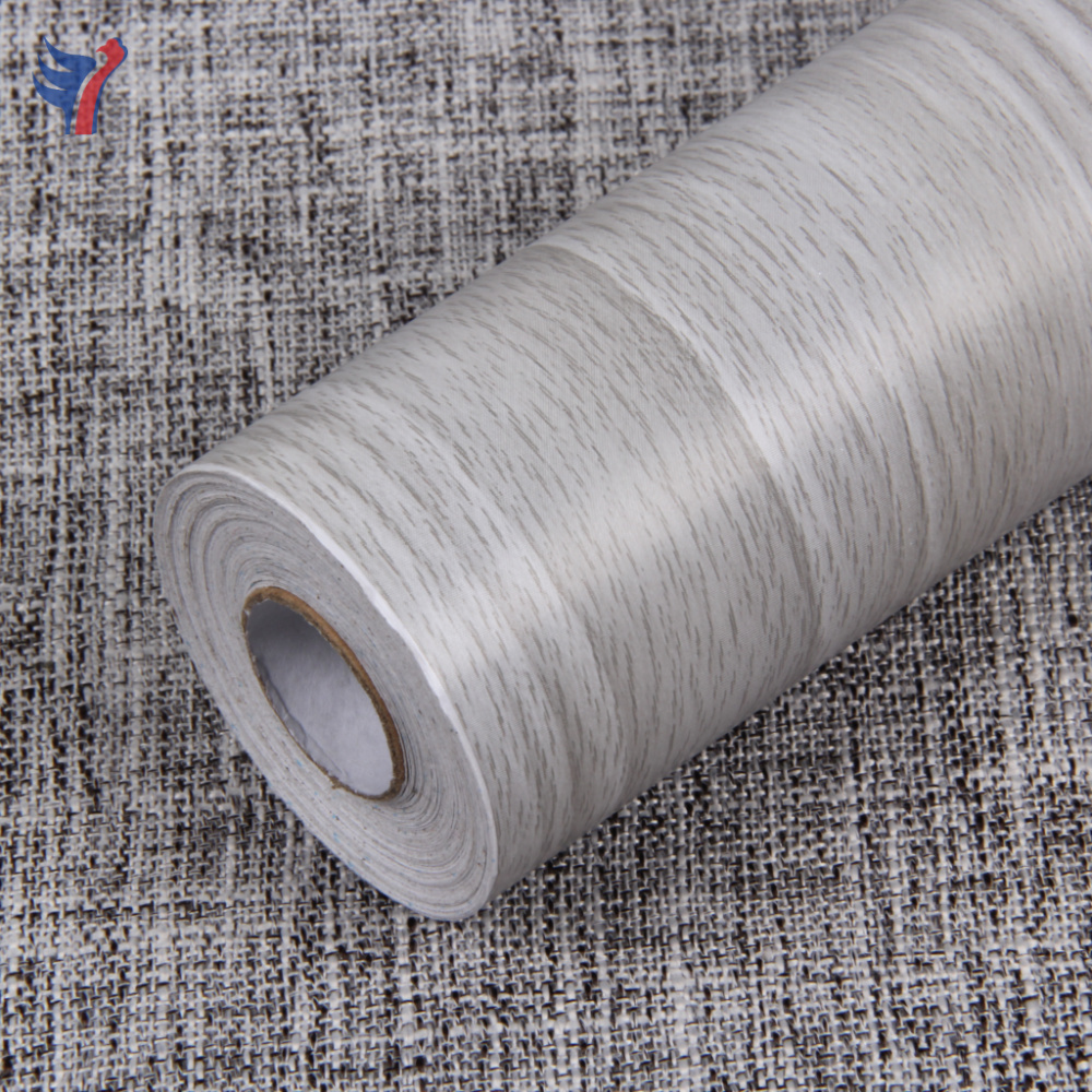 Jinyi W2904 Grey Gray Wood Vinyl Peel and Stick Funiture Selfadhesive Wall Paper Sticker Roll Wallpaper