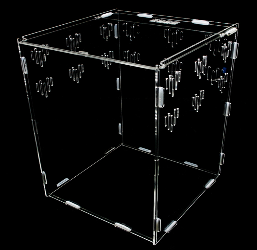 Custom Acrylic Countertop Spiders Scorpions Snakes Cage Box Animal Reptile Pet Display Terrarium