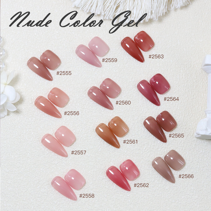 ibdgel Transparent Jelly Gel   Soak Off gel polish OEM Nude color gel