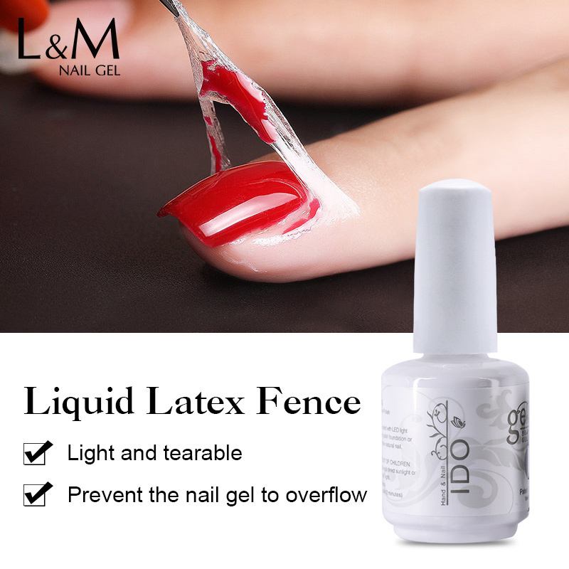 ibdgel Nail art products Liquid Latex Fence Anti-overflow Glue Peel Off For Nails Protection Gel Nail Polish