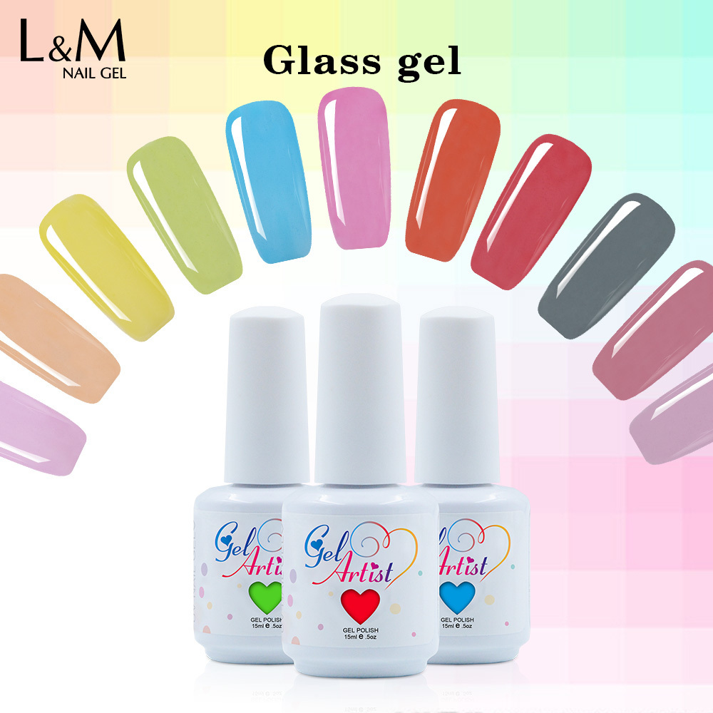 Art UV Gel Nail China Wholesale 2020 New Glass Gel polishes Glue