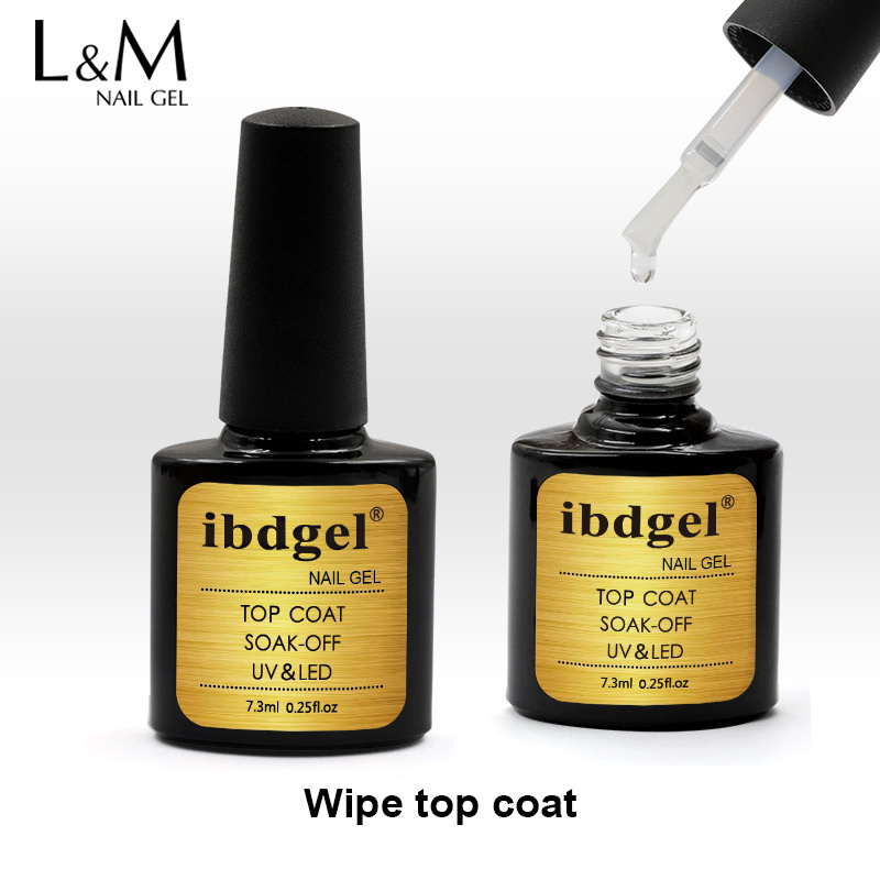 L&M OEM ODM Factory uv gel lidan nail polish Base Top Coat Soak off Nail Gel Polish 7.3ml