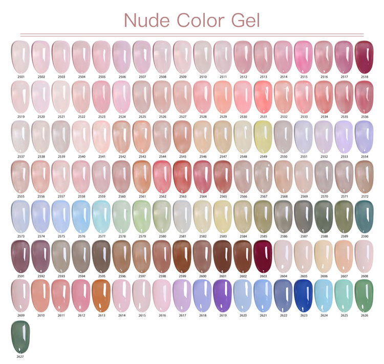 ibdgel Transparent Jelly Gel   Soak Off gel polish OEM Nude color gel