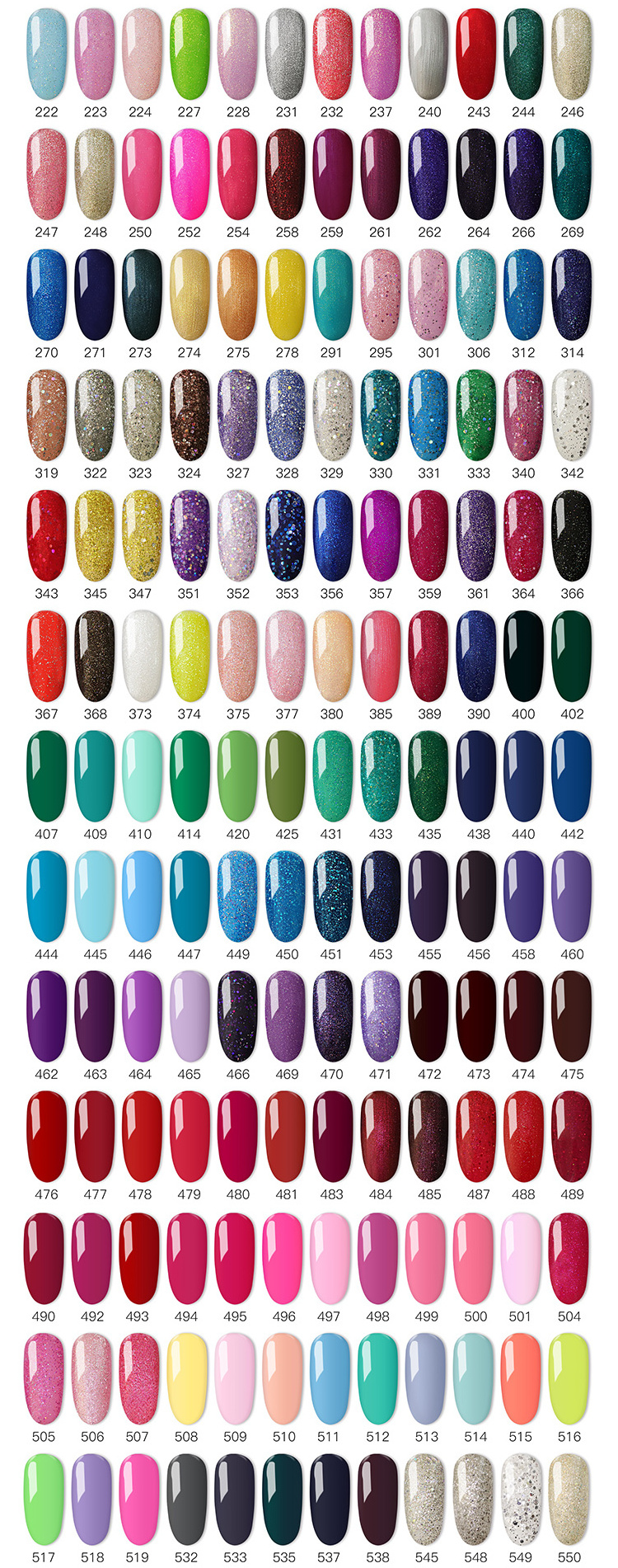 630 Colors 15ml Soak Off LED And UV Nail Polish Gel Set UV Gel Nails Supplier OEM 15ml/1kg