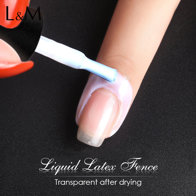 ibdgel Nail art products Liquid Latex Fence Anti-overflow Glue Peel Off For Nails Protection Gel Nail Polish