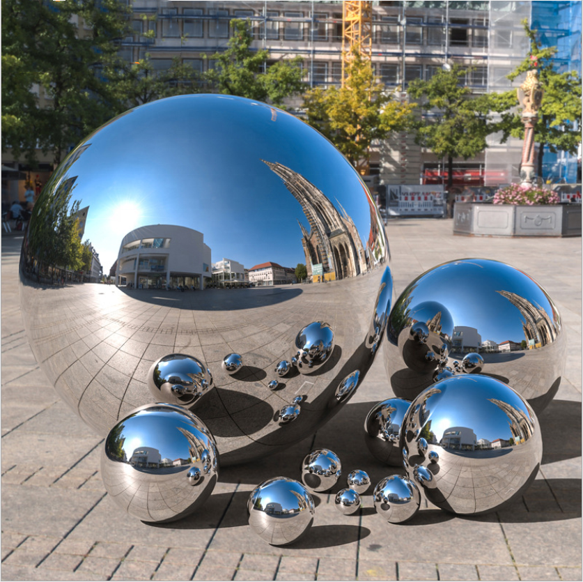 High polished 400mm hollow stainless steel ball/sphere