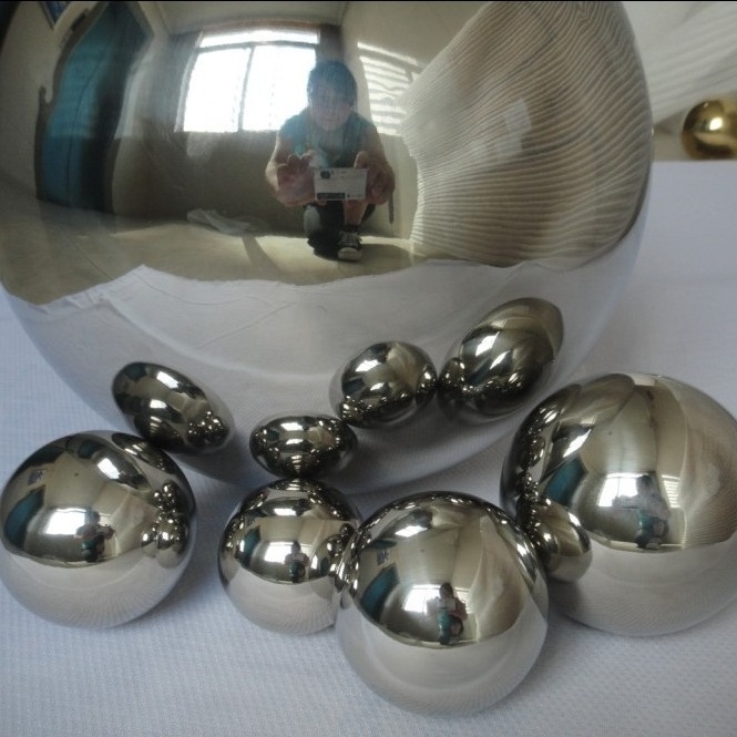 76mm 80mm 90mm 100mm Metallic Spheres Stainless Steel Hollow Ball