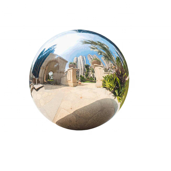 Stainless Steel Sculpture 2021 Stainless Steel Park Mirror Polish Sphere