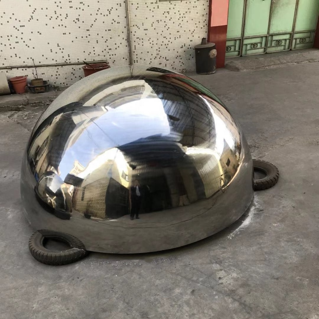 Large Metal Half Sphere dome Plain steel stainless steel hemispheres