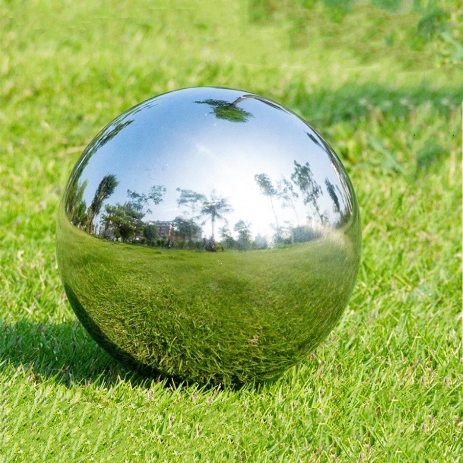 Stainless Steel Sculpture 2021 Stainless Steel Park Mirror Polish Sphere