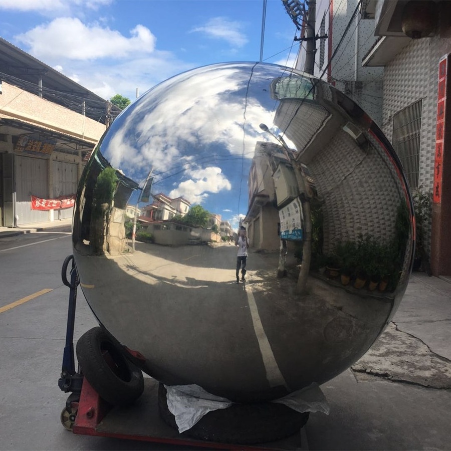 Outdoor 1500 mm 60 Inch Large Metal Hollow Stainless Steel Ball Sphere