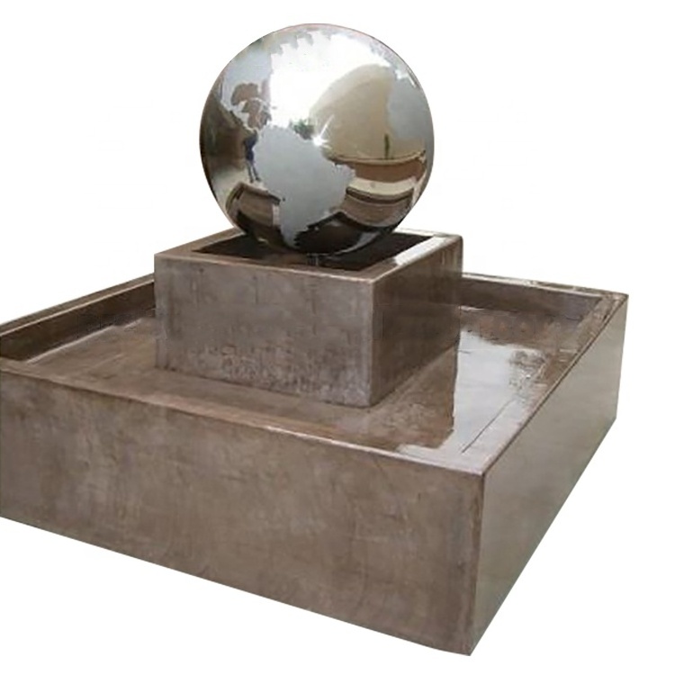 sell Garden Water Fountain Sphere Decoration Hollow Water Feature Sphere