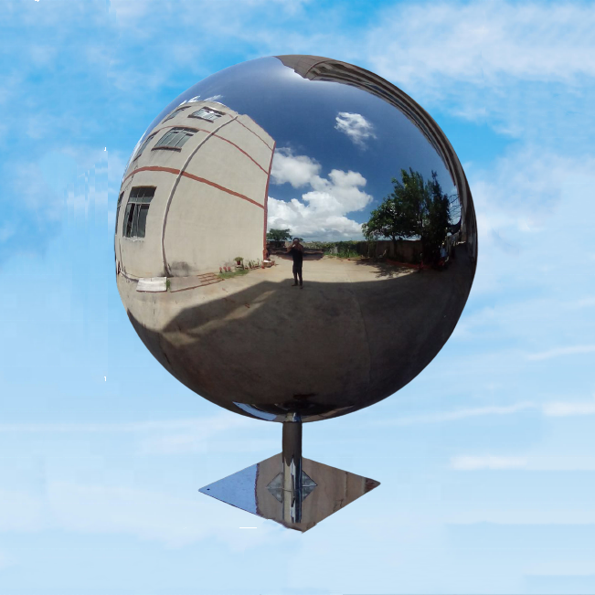 New Design Large metal ball Stainless steel water feature spheres