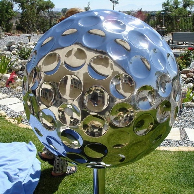 Golf Stainless Steel Ball Large Custom Clubs Metal Golf Sphere