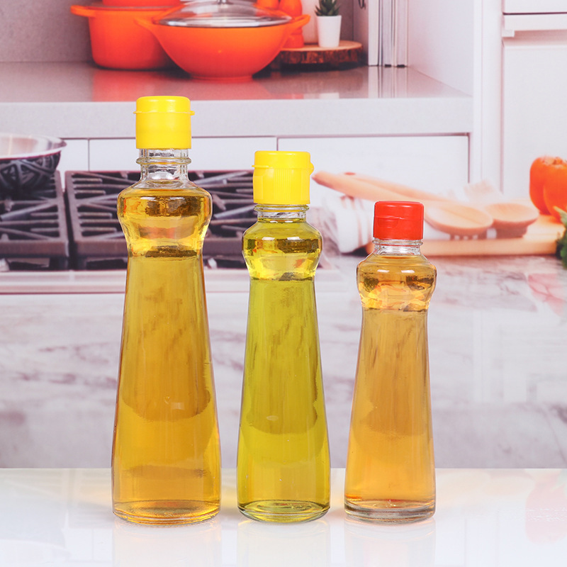 Hot Selling sesame oil glass bottle 80ml 100ml 180ml 220ml 350ml 420ml kitchen oil dispenser bottle for kitchen